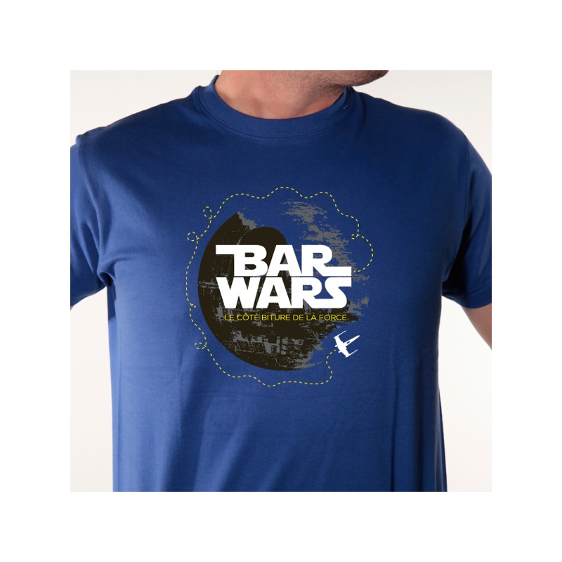 un tee shirt alcool humour parodie de star wars