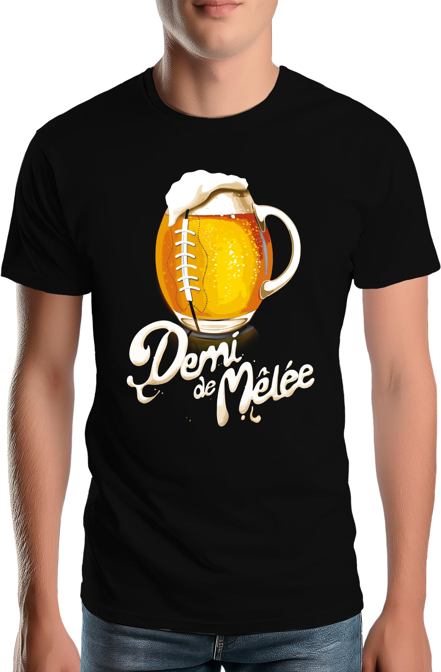 T-Shirt Homme La boisson des rugbyman demi de mêlée