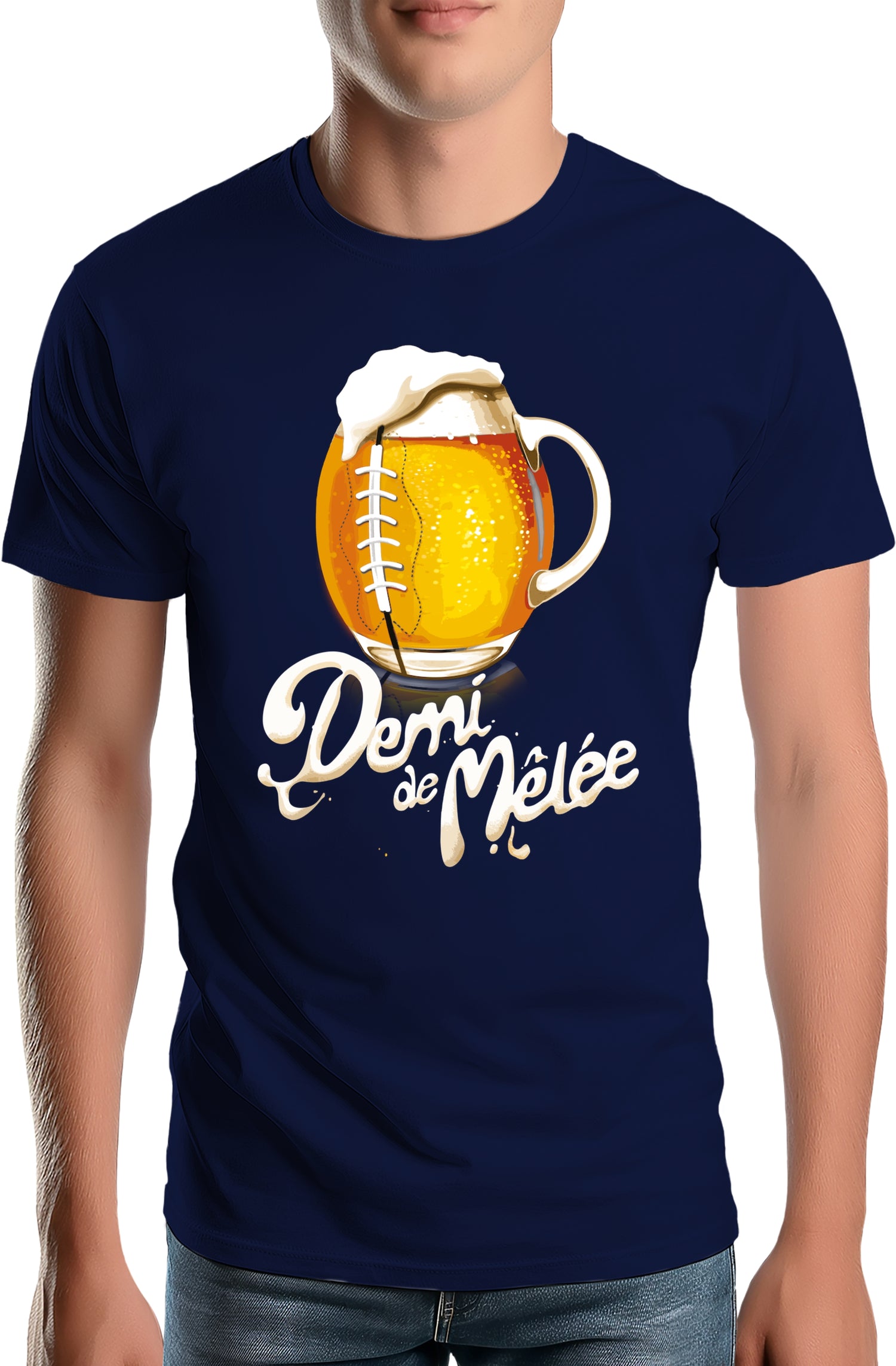 T-Shirt Homme La boisson des rugbyman demi de mêlée