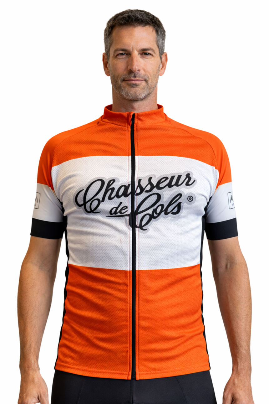 Maillot de vélo Orange