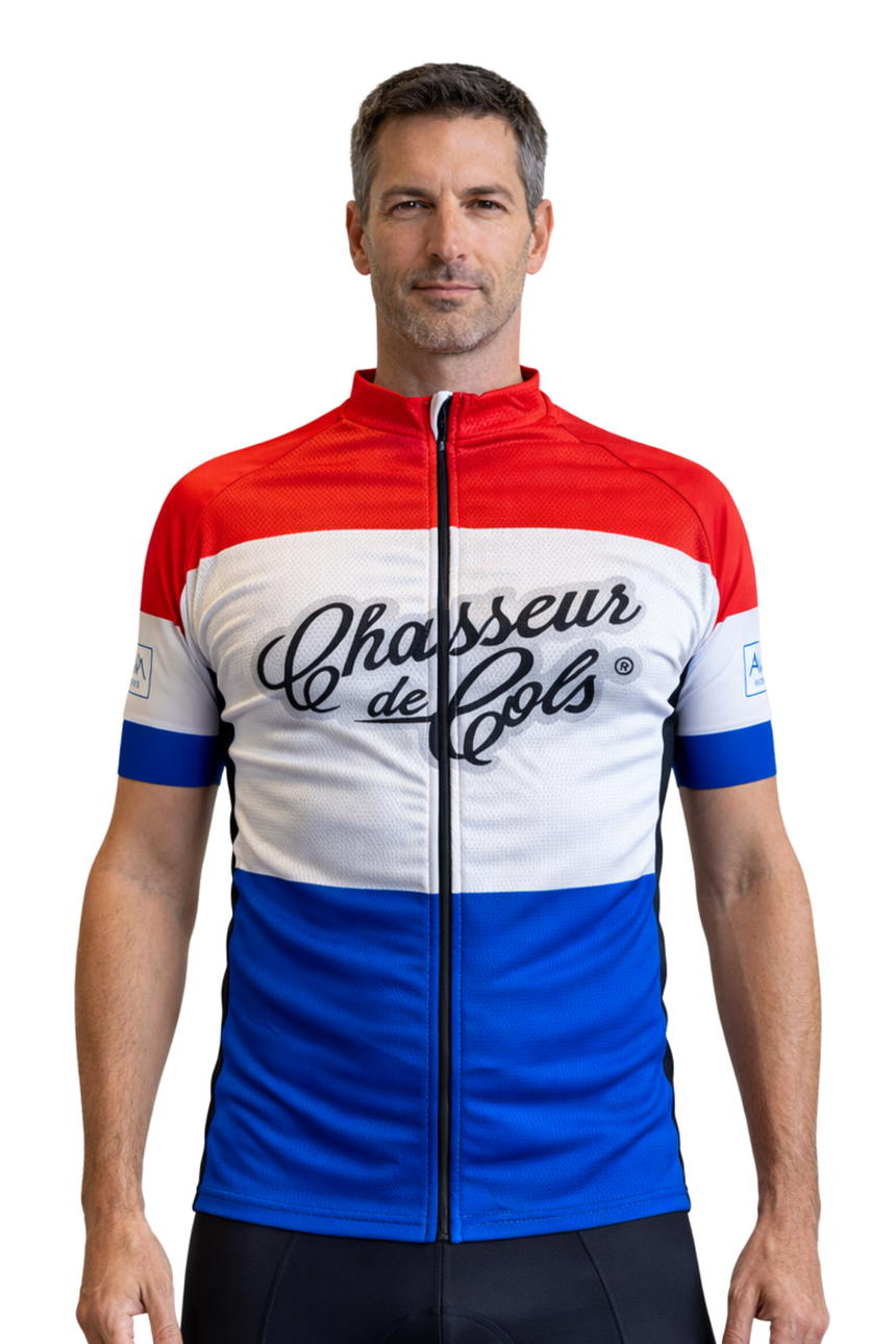 Maillot de vélo Tricolore