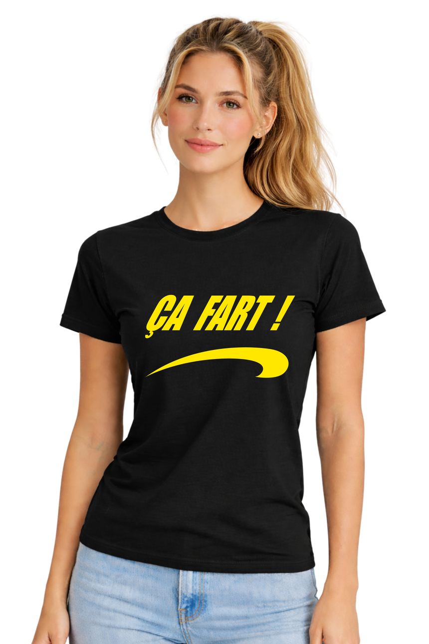 T-Shirt Femme Brice, Ça fart sur la vague !