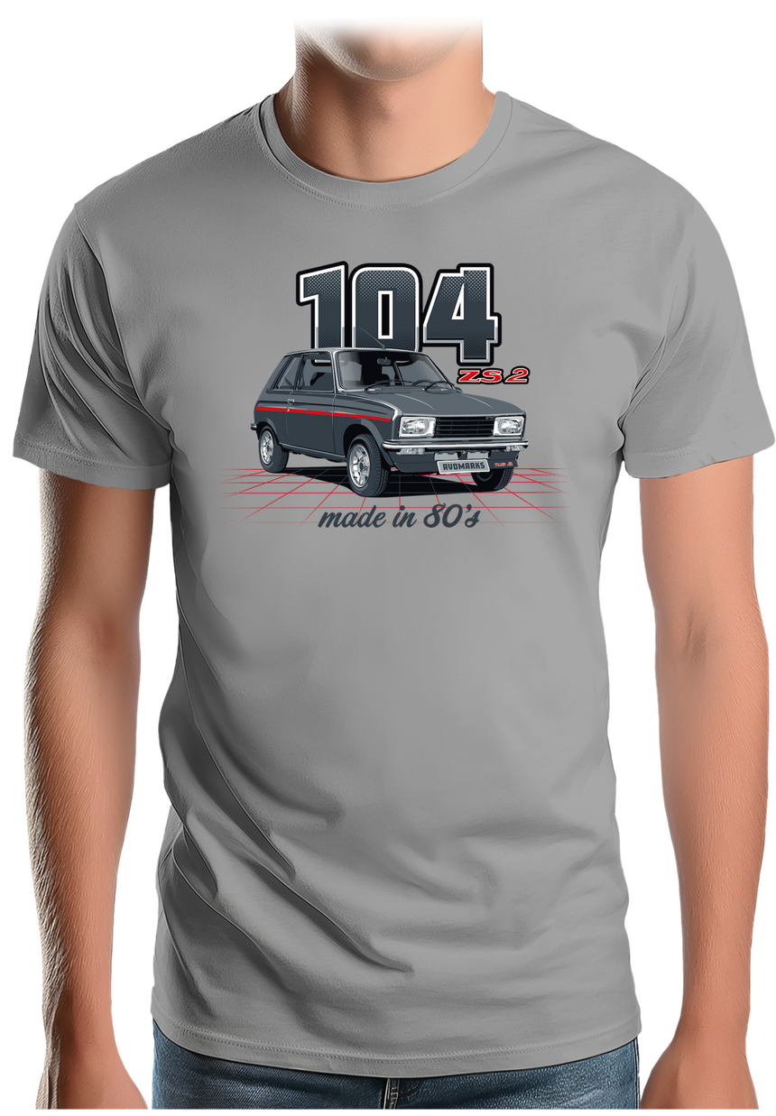 T-Shirt Homme Voiture 104 Zs 2