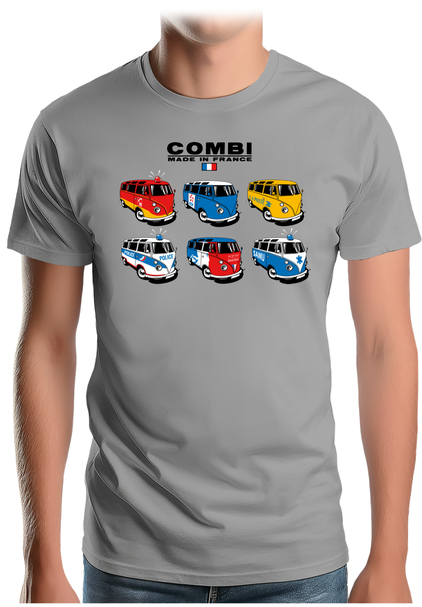 T-Shirt Homme Combi de France, Pompier