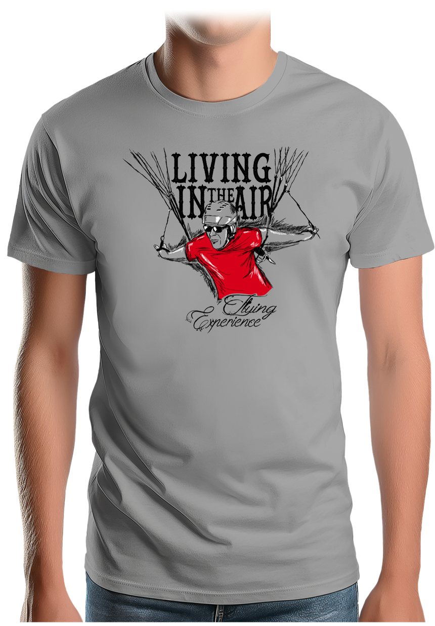 T-Shirt Homme Flying expérience en parapente