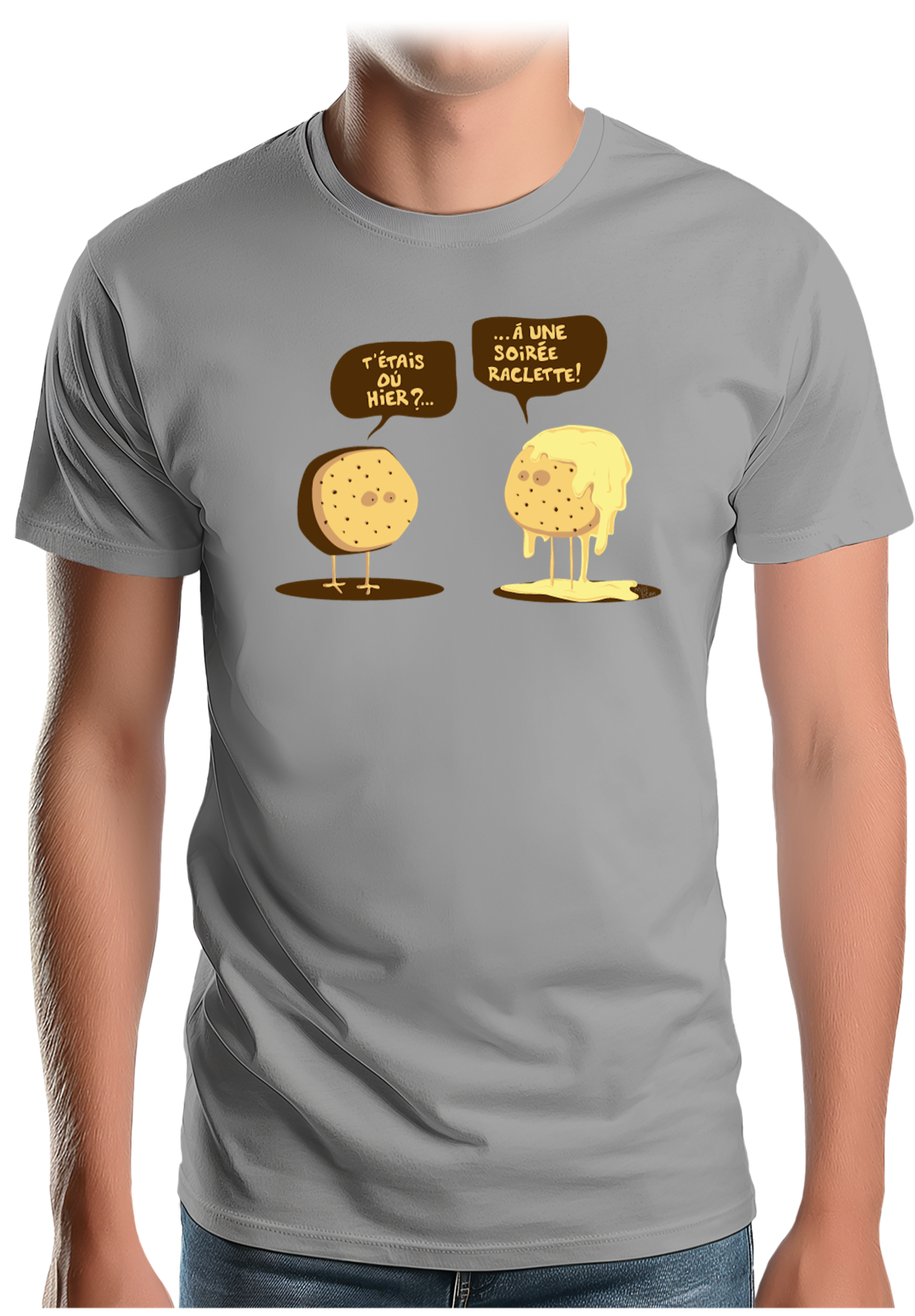 T-Shirt Homme Raclette party