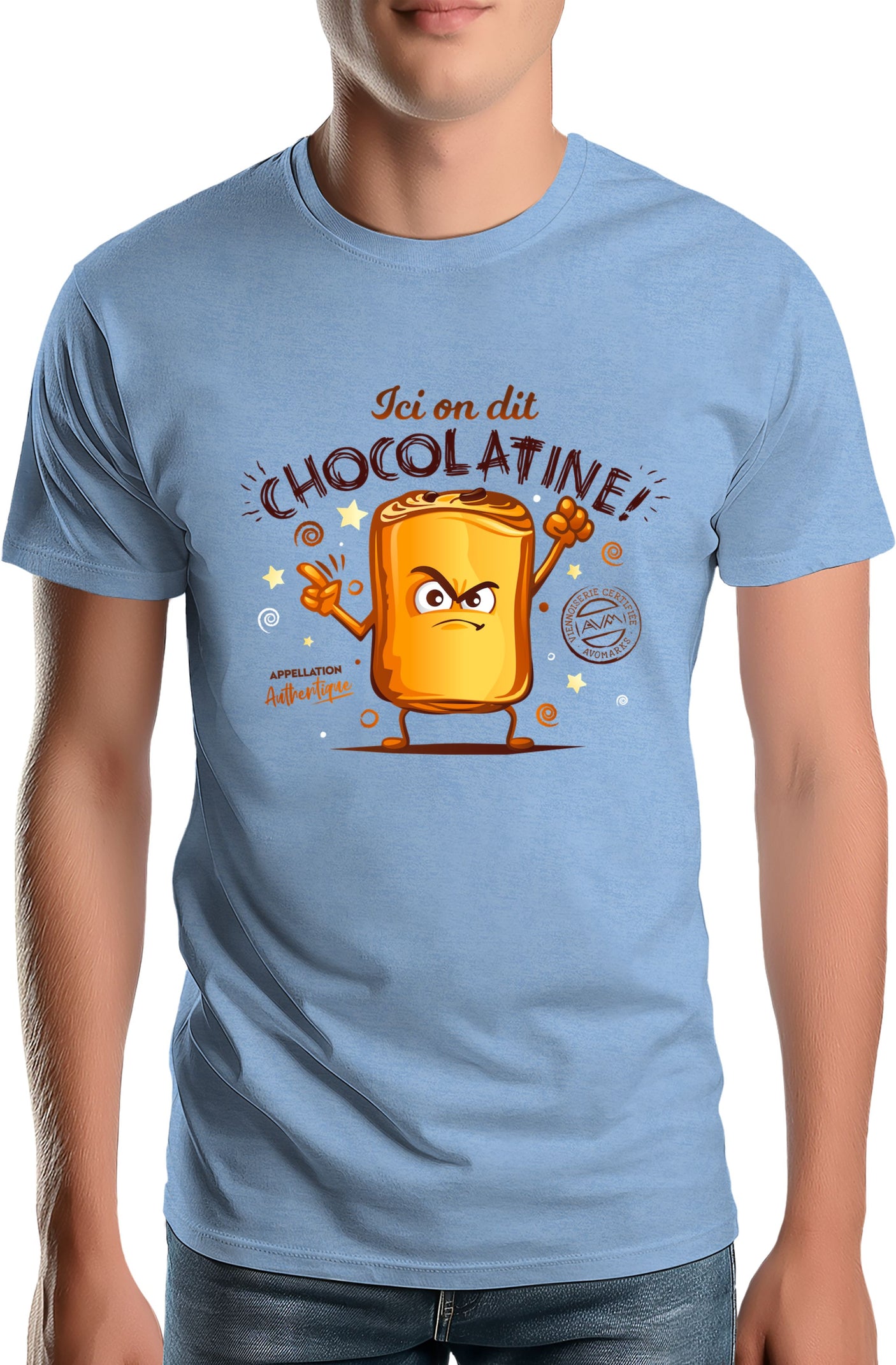T-shirt Homme Chocolatine