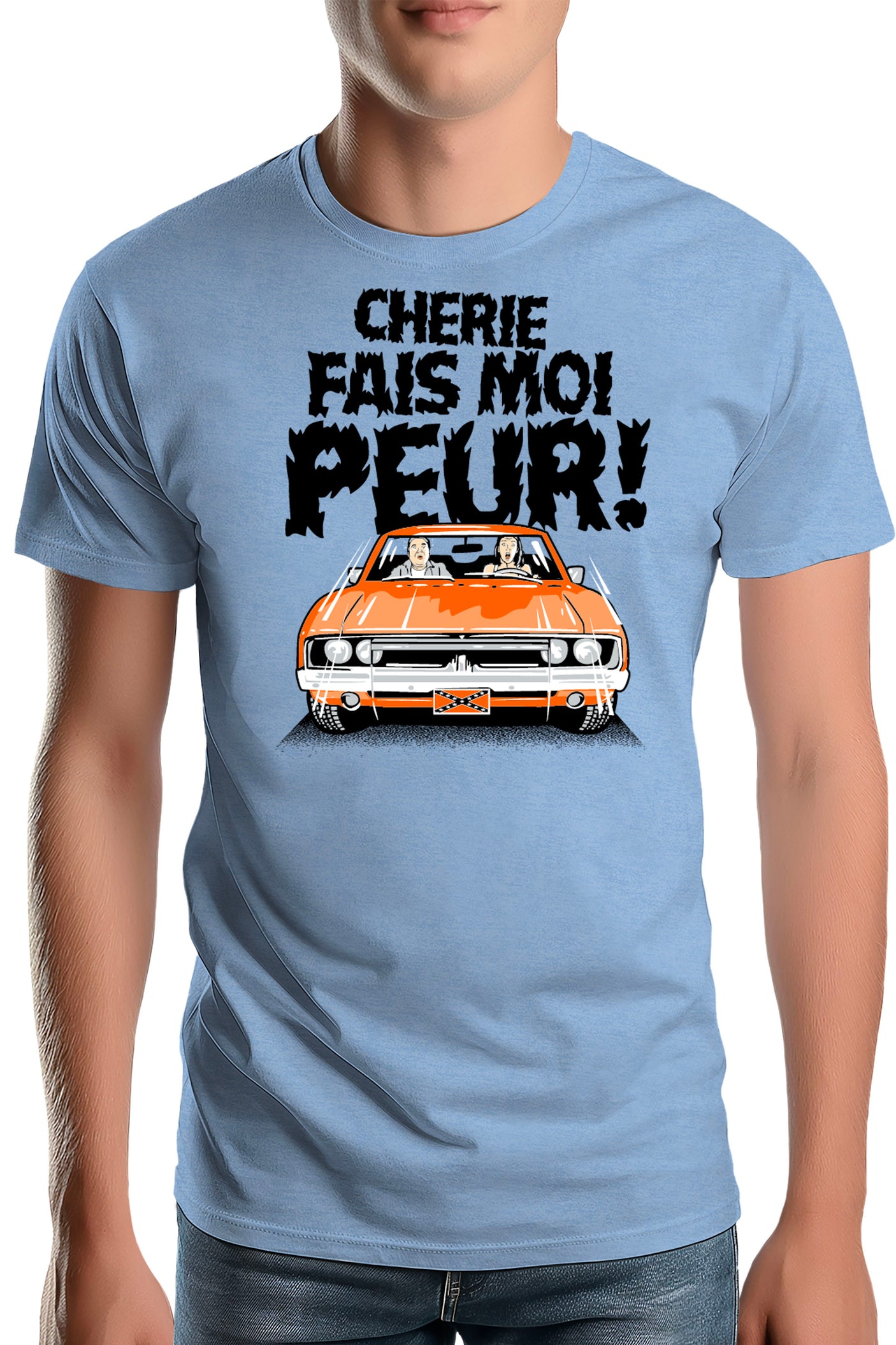 T-Shirt Homme Chérie fais moi peur