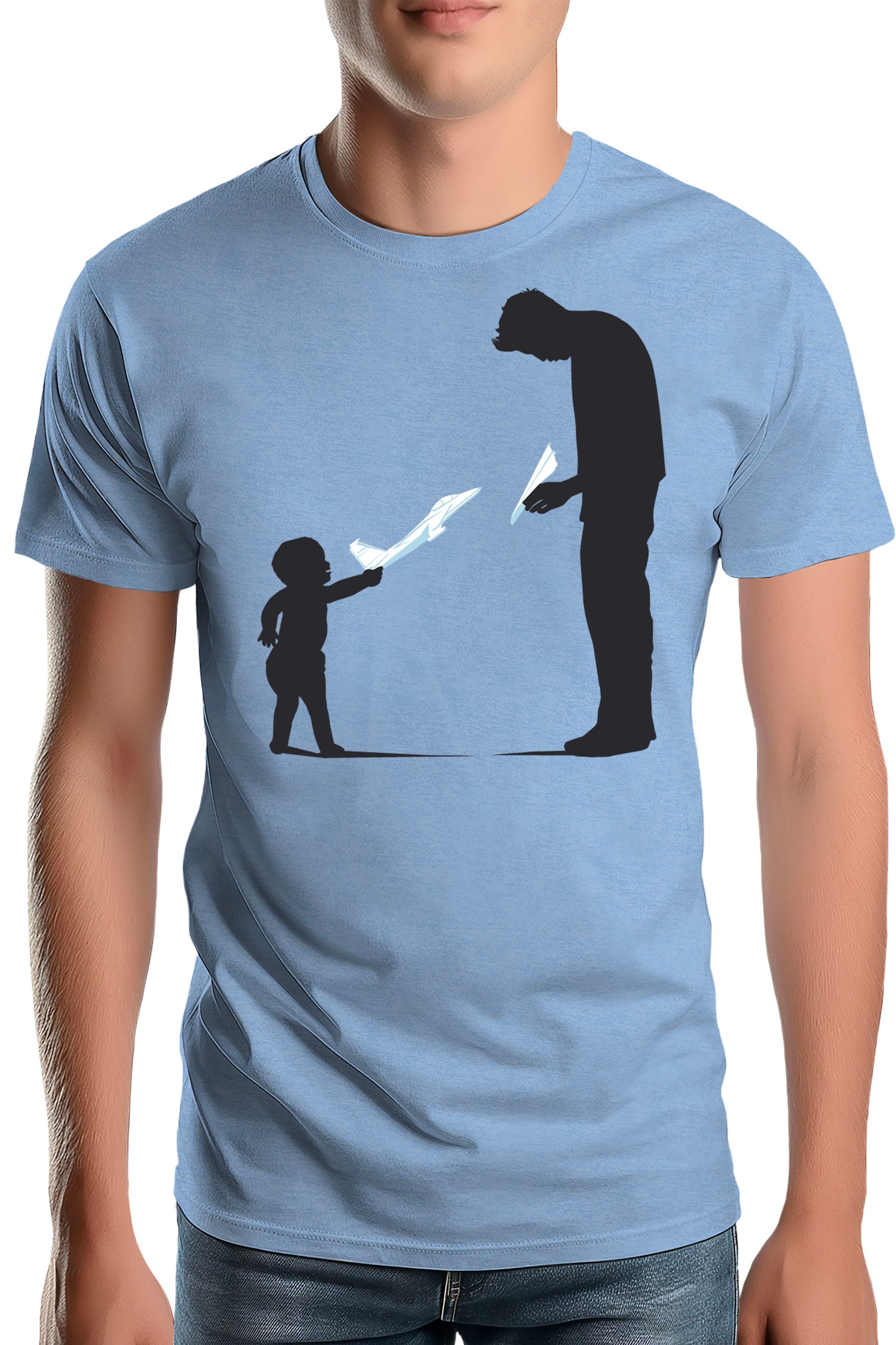 T-Shirt Homme Père Et Fils Avion