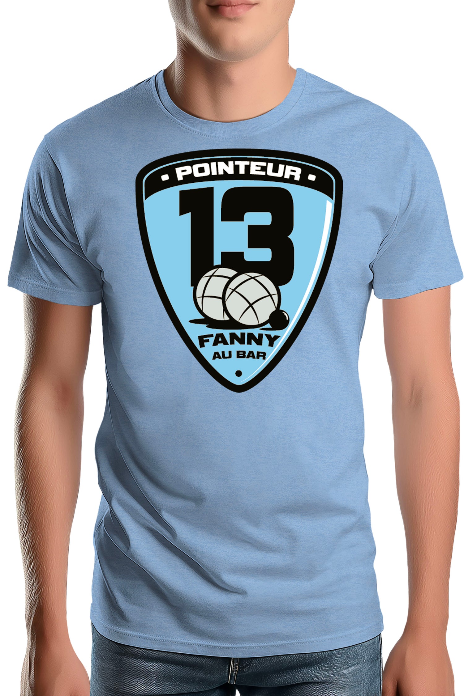 T-Shirt Homme Fanny au bar, pointeur