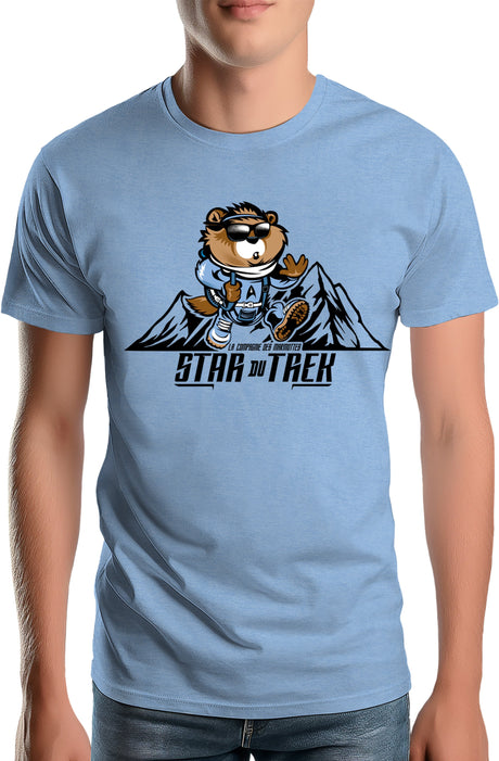 T-Shirt Homme La star du trek