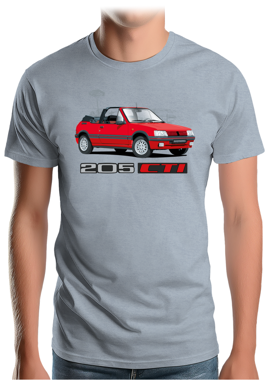 T-Shirt Homme Voiture 205 CTI