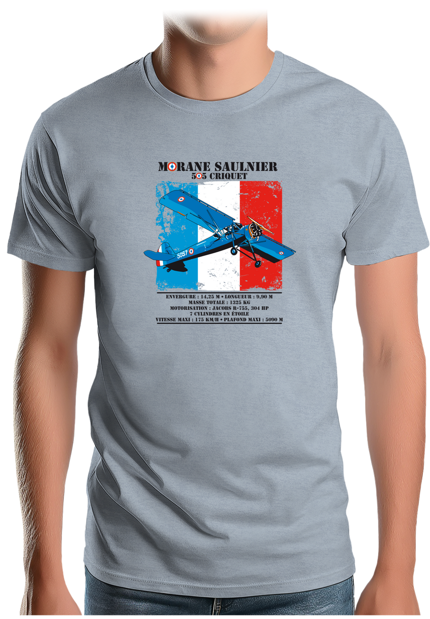 T-Shirt Homme Avion Morane Saulnier