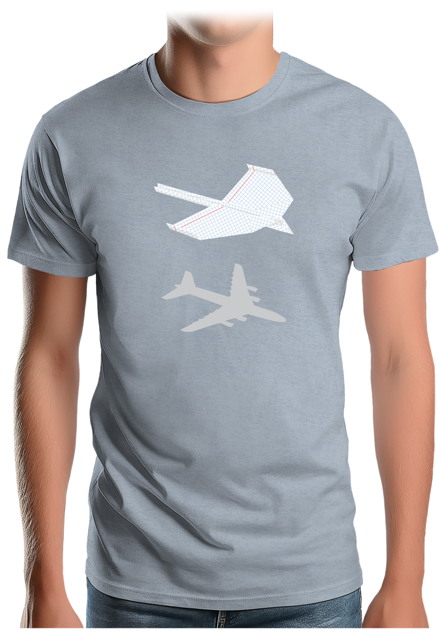 T-Shirt Homme Le Planeur en papier