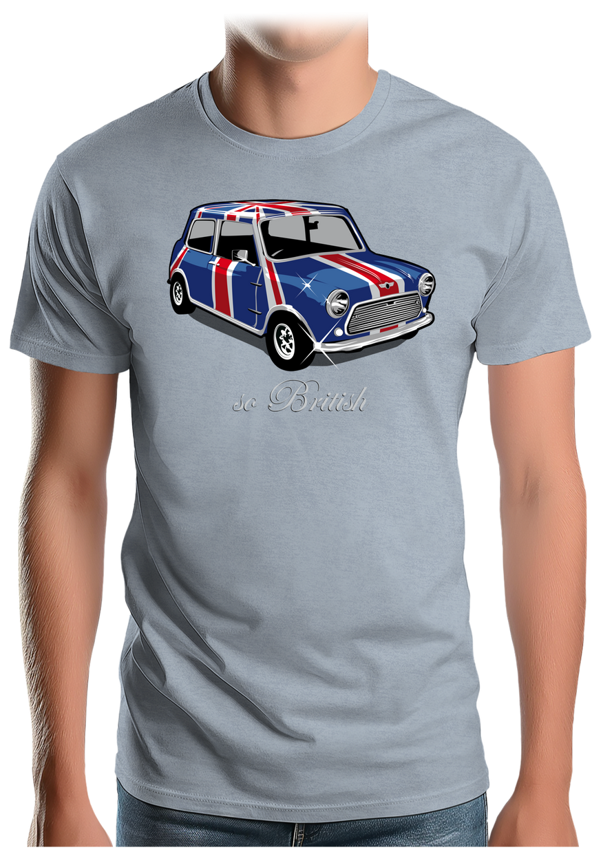 T-Shirt Homme Voiture So British Mini Anglaise