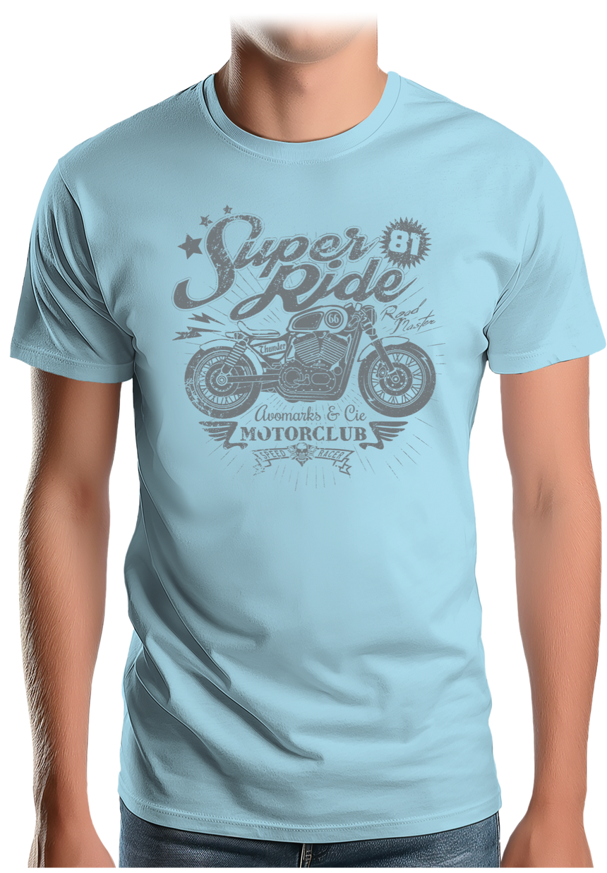 T-Shirt Homme Super ride moto