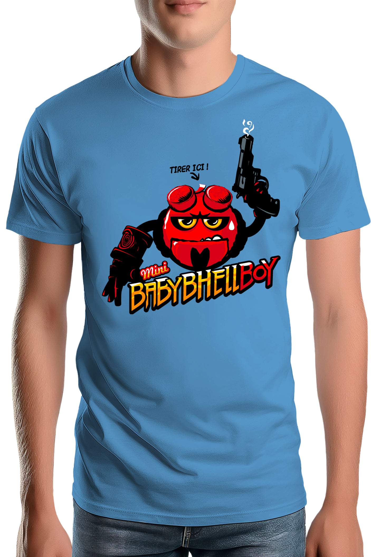 T-Shirt Homme Baby Hell boy fromage à déguster