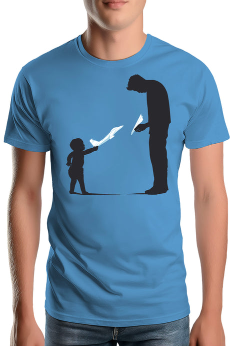 T-Shirt Homme Père Et Fils Avion