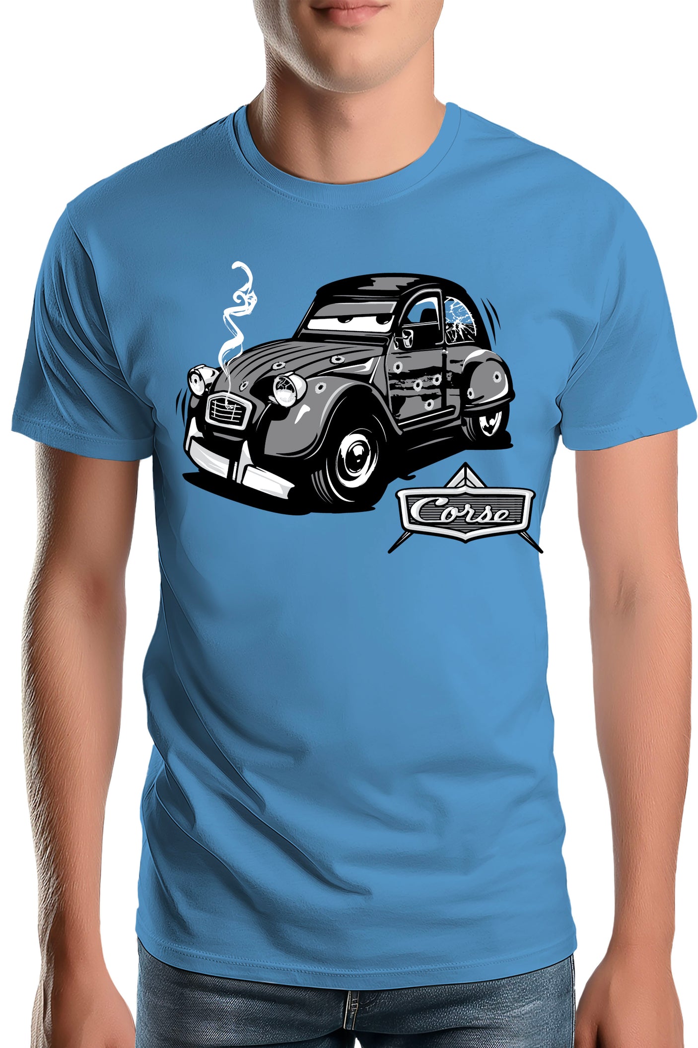 T-Shirt Homme Deuch dessin animé made in Corse