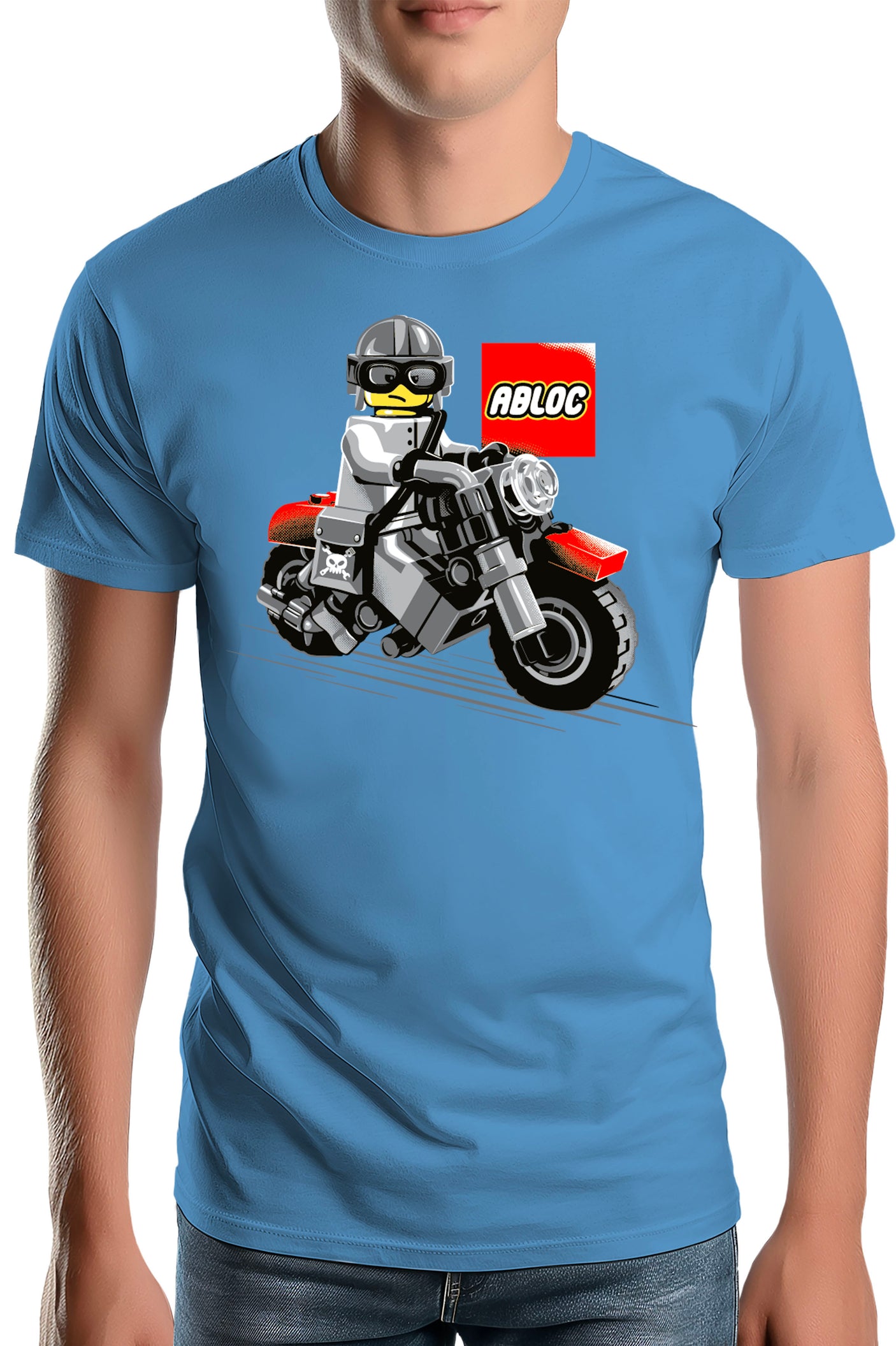 T-Shirt Homme La moto de construction pour les enfants