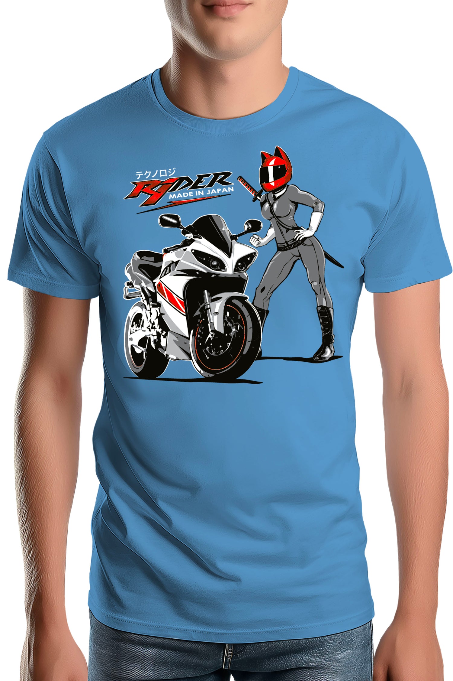 T-Shirt Homme Moto R1 Made in Japan