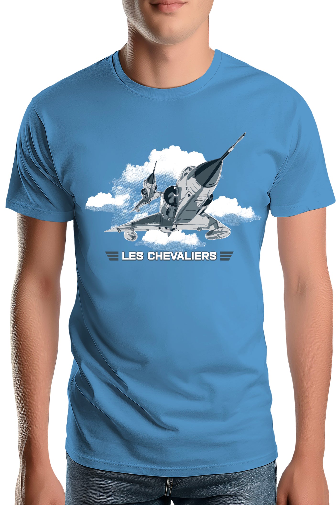 T-Shirt Homme Avion de chasse les chevaliers du ciel