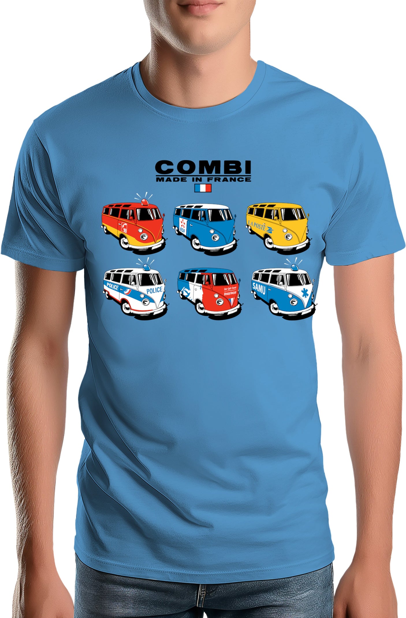 T-Shirt Homme Les combis van France