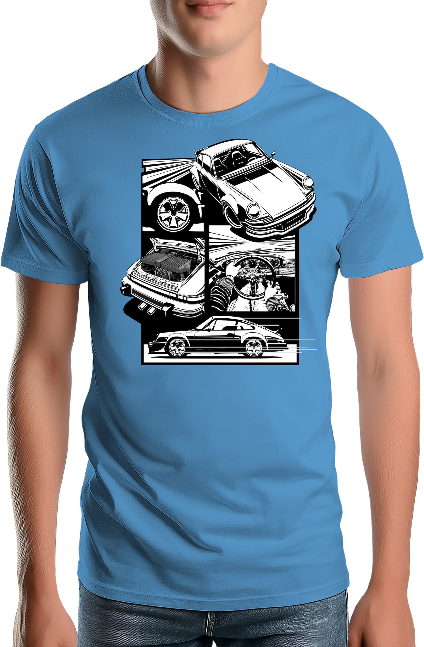 T-Shirt Homme 930 TURBO BANDE DESSINÉ