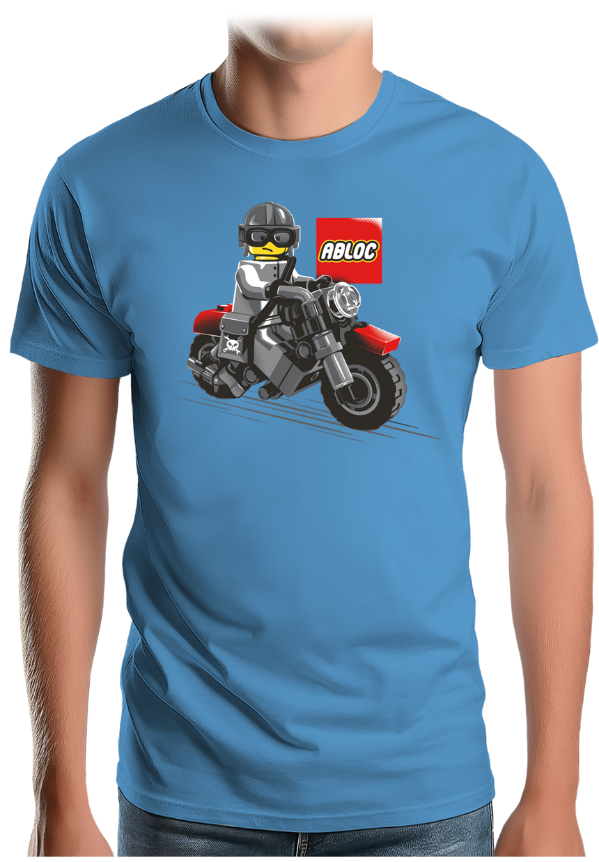 T-Shirt Homme Moto de construction ABLOC
