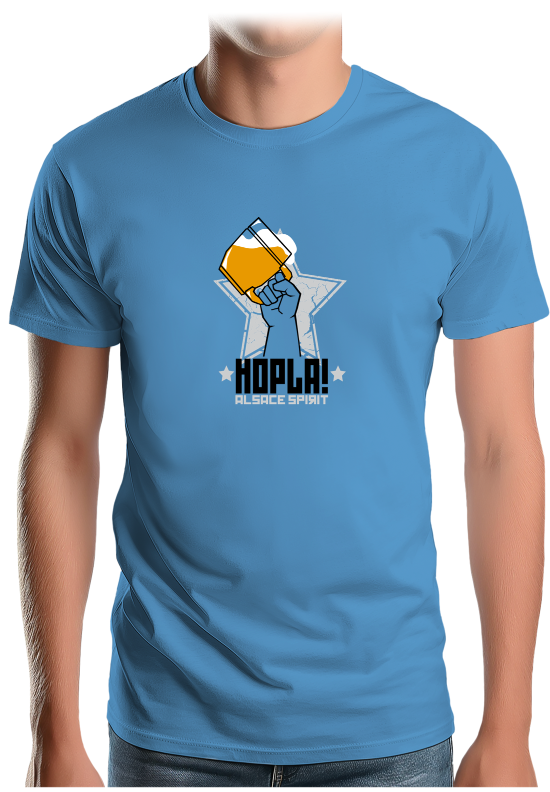 T-Shirt Homme Hopla Alsace Spirit