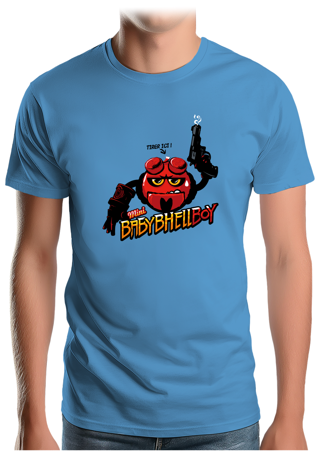 T-Shirt Homme Baby Hell boy fromage à déguster