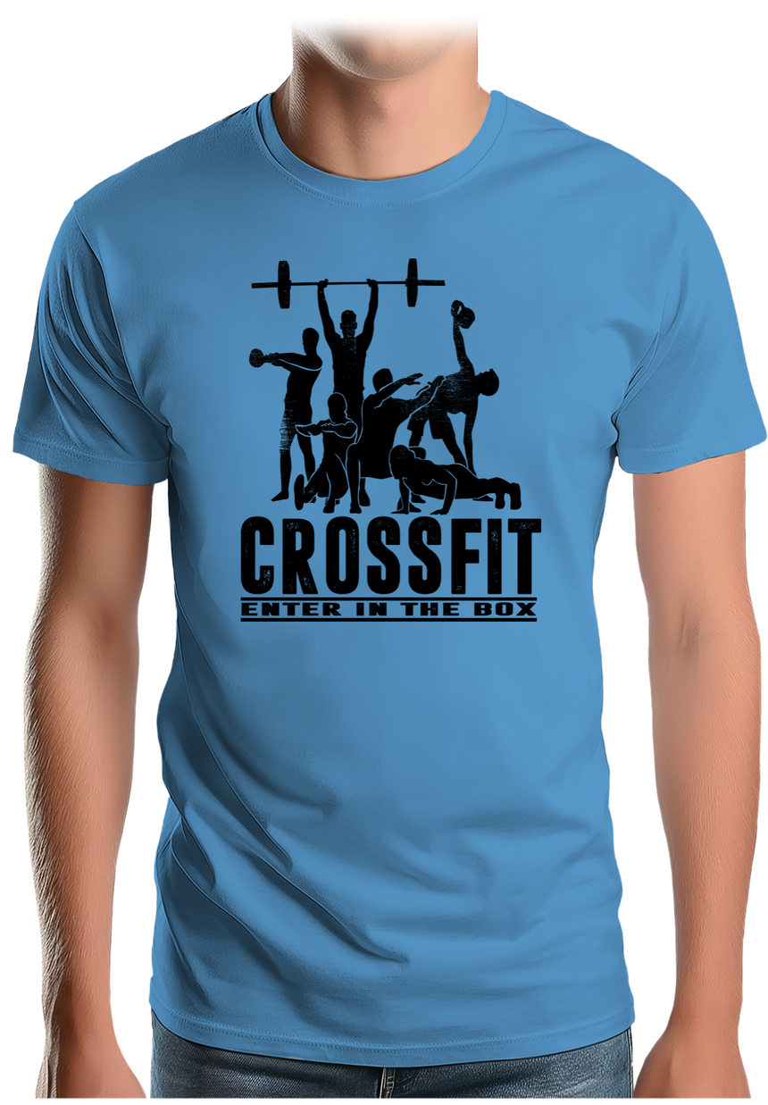 T-Shirt Homme Entrer dans le monde du Crossfit