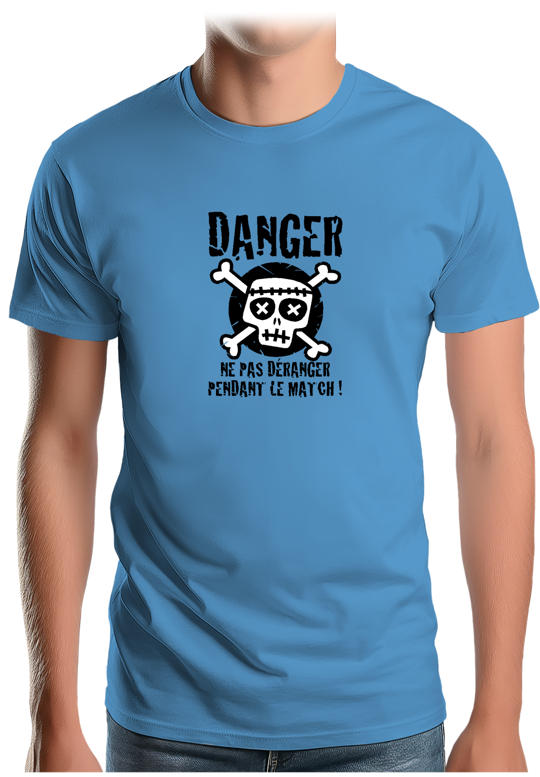 T-Shirt Homme Danger match ne pas déranger