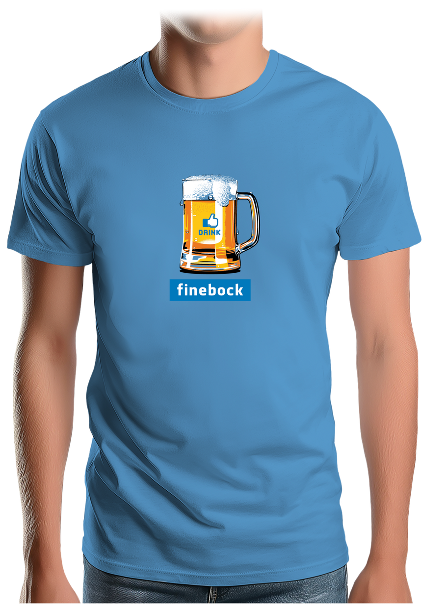 T-Shirt Homme Bière Finebock