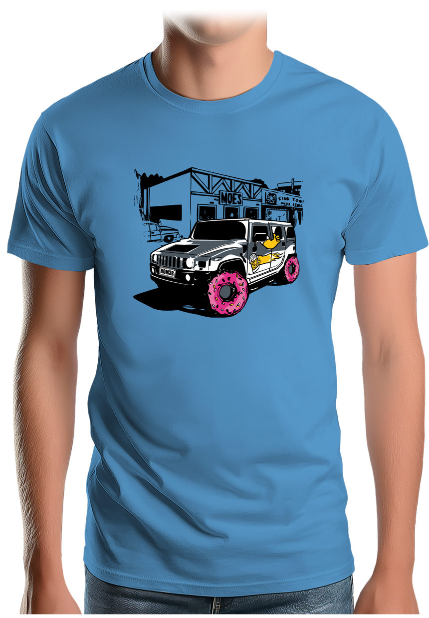 T-Shirt Homme Voiture de Homer Simson