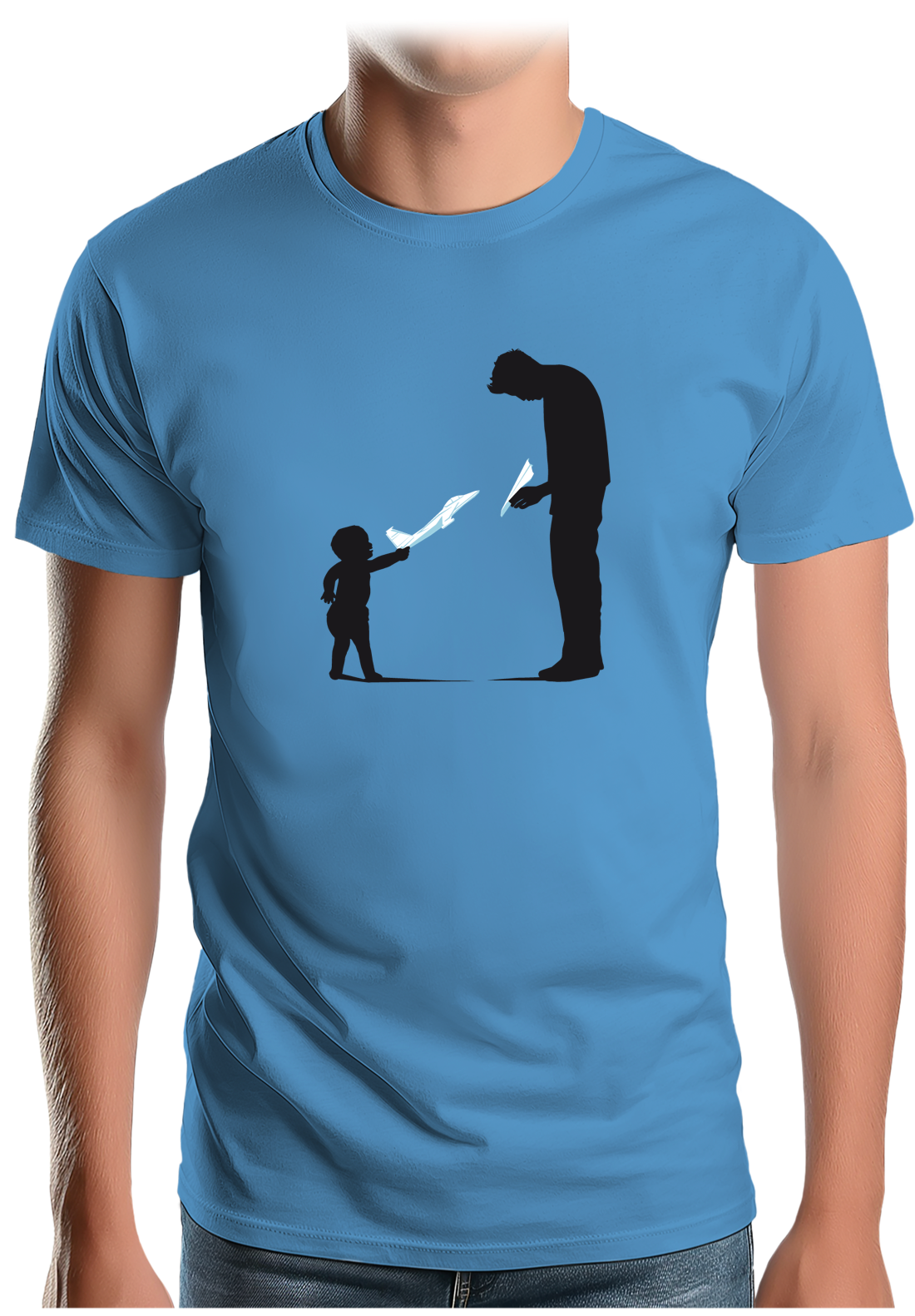 T-Shirt Homme Père Et Fils Avion