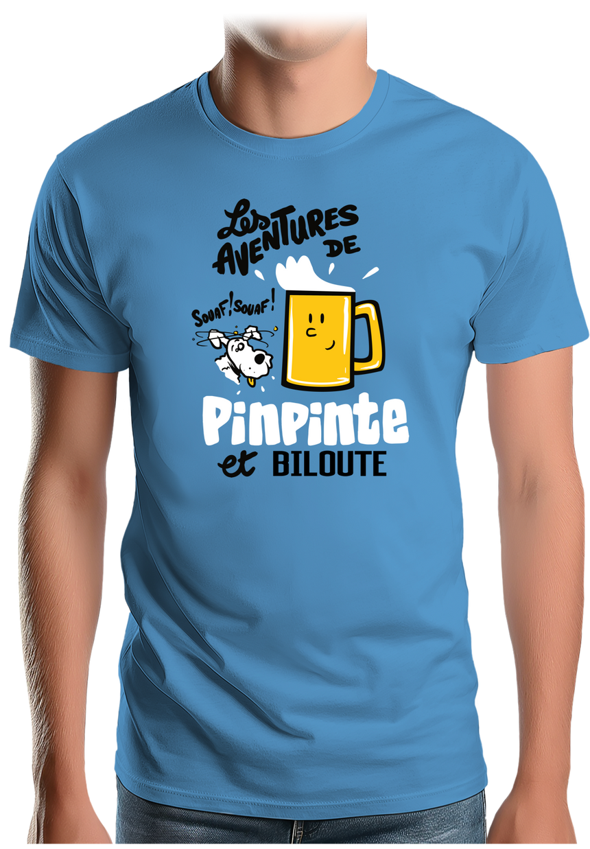 T-Shirt Homme Les aventures de Pinpinte et Biloute