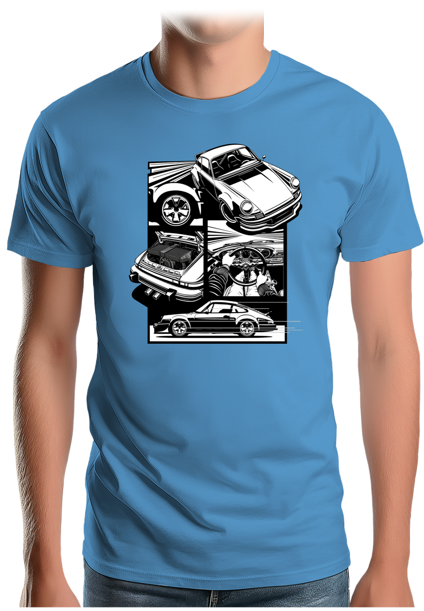 T-Shirt Homme 930 Turbo en bande dessiné