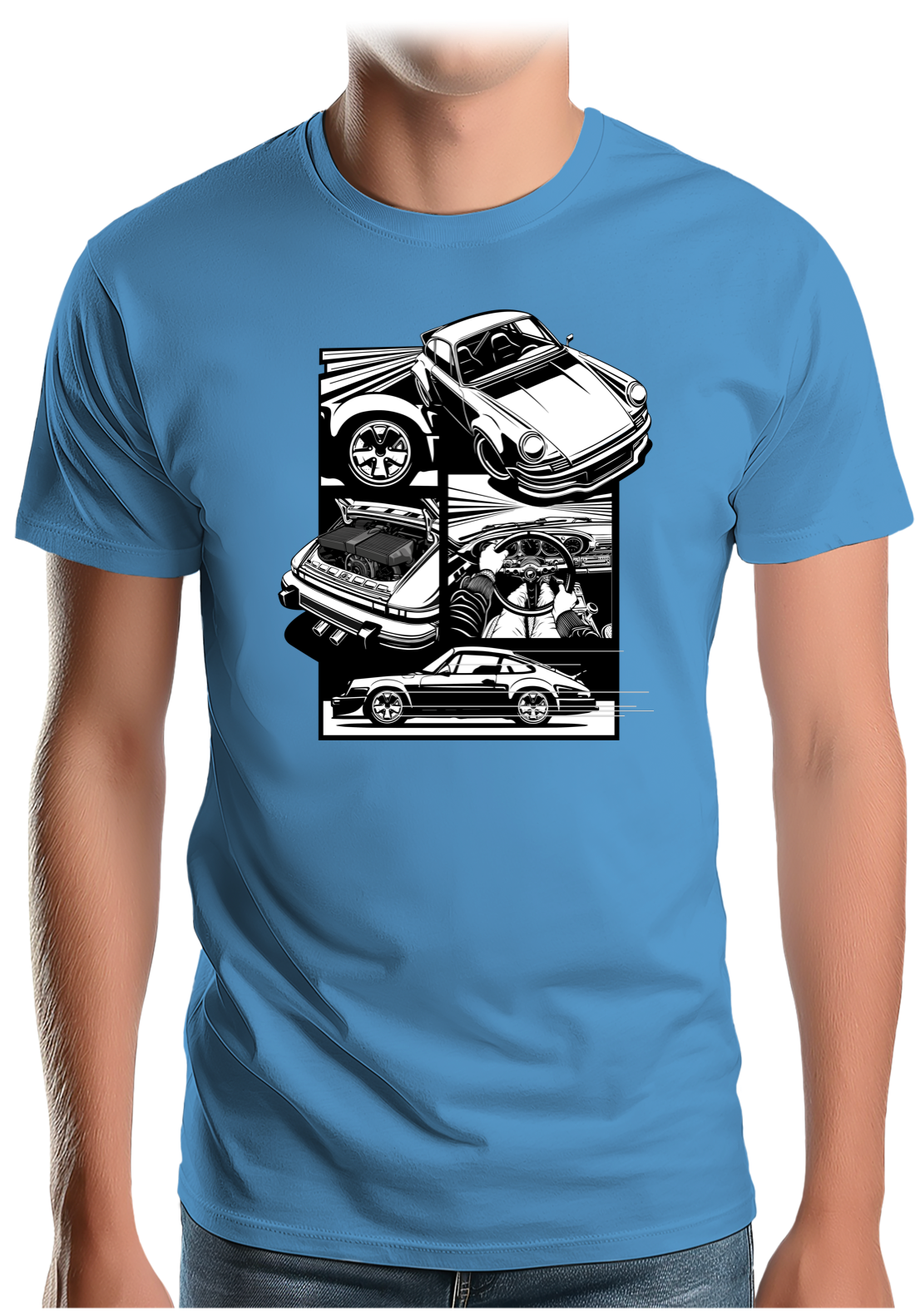 T-Shirt Homme 930 TURBO BANDE DESSINÉ