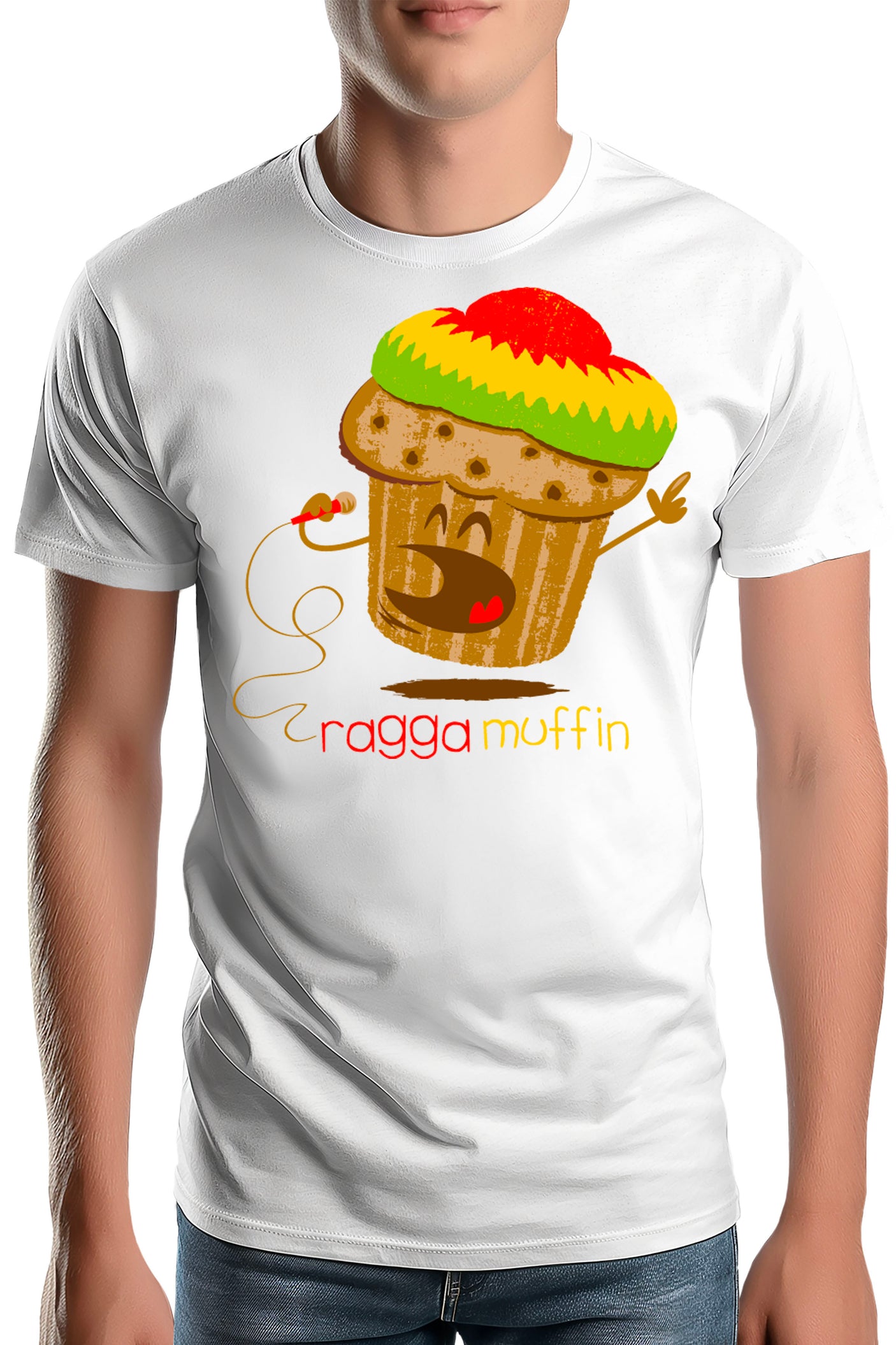 T-Shirt Homme Reggae en muffin