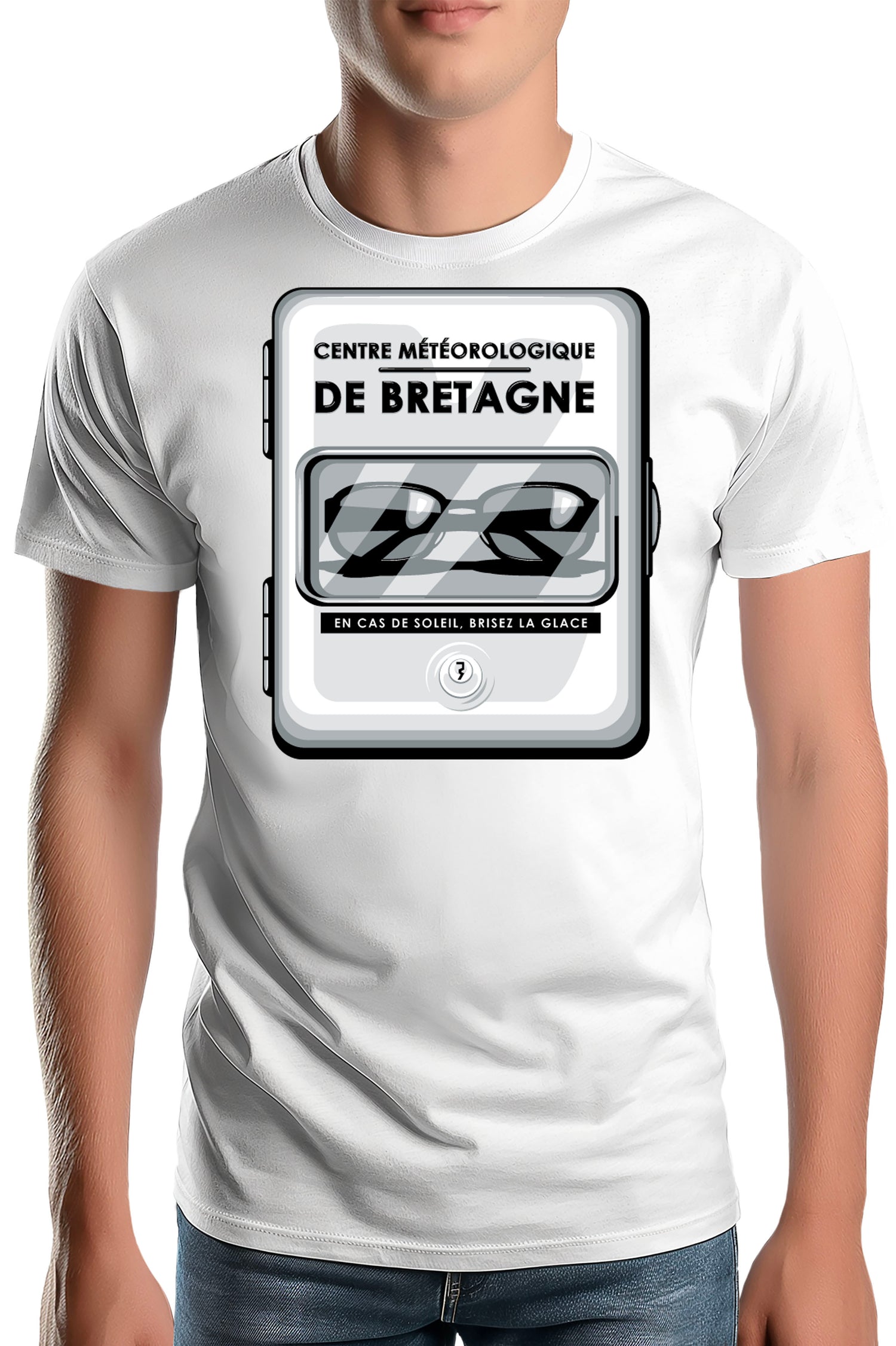 T-Shirt Homme Sun Glass Bretagne Lunette