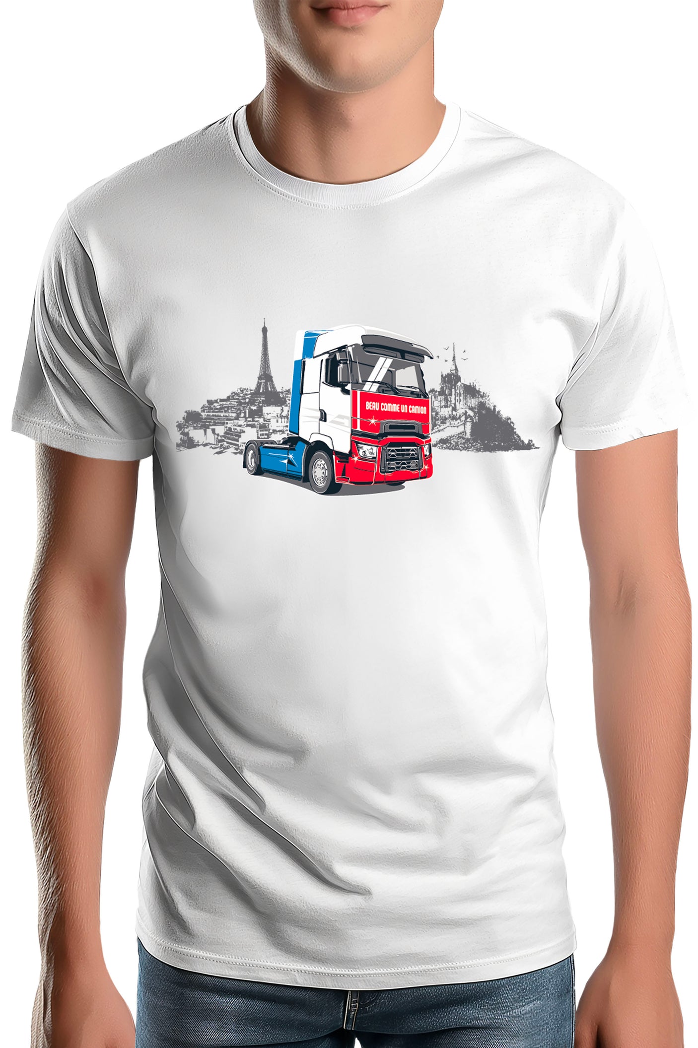T-Shirt Homme Beau comme un camion