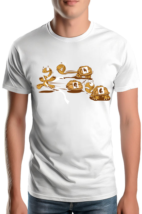 T-Shirt Homme Course de tortues
