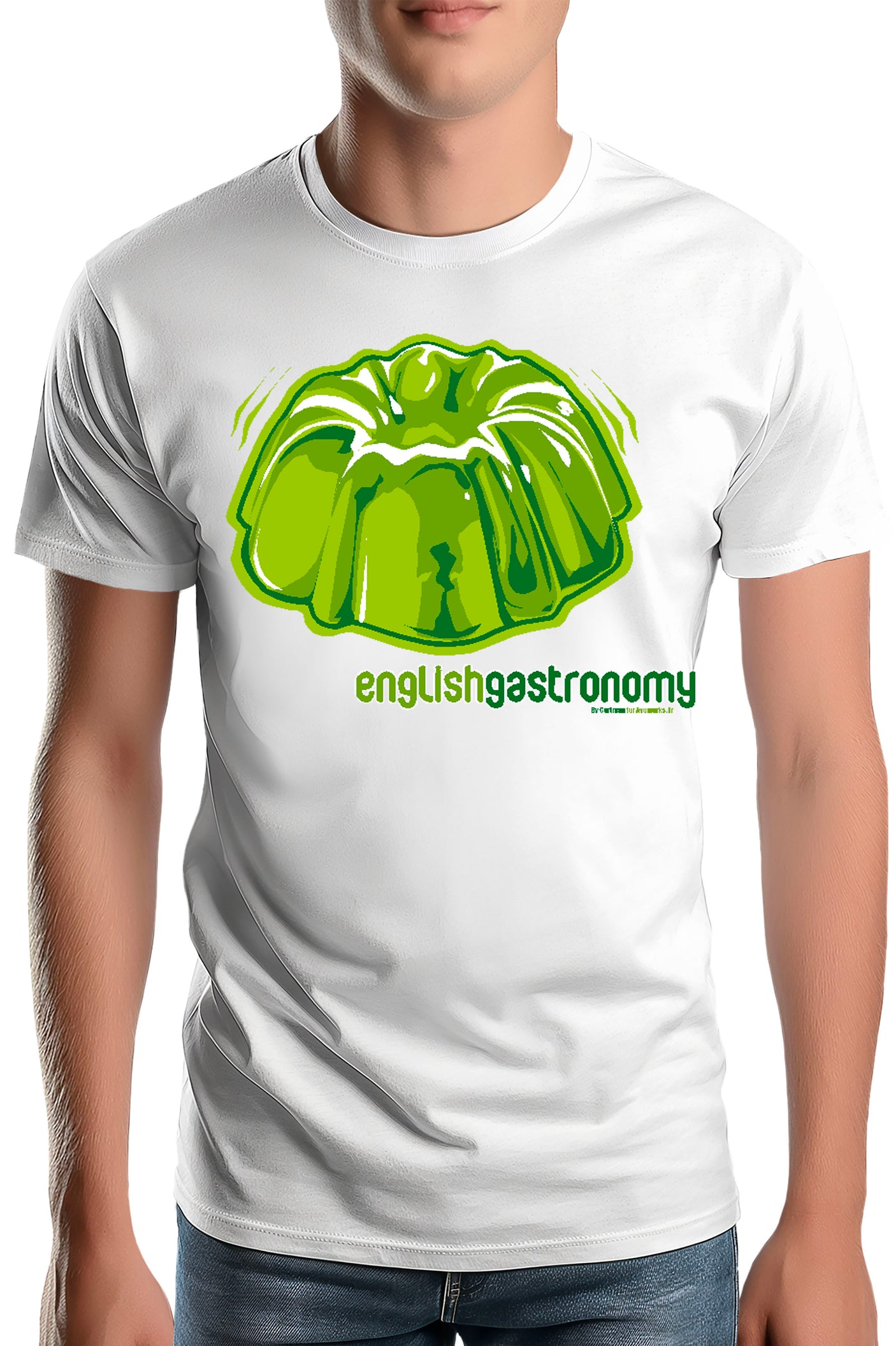 T-Shirt Homme English Gastronomy pudding