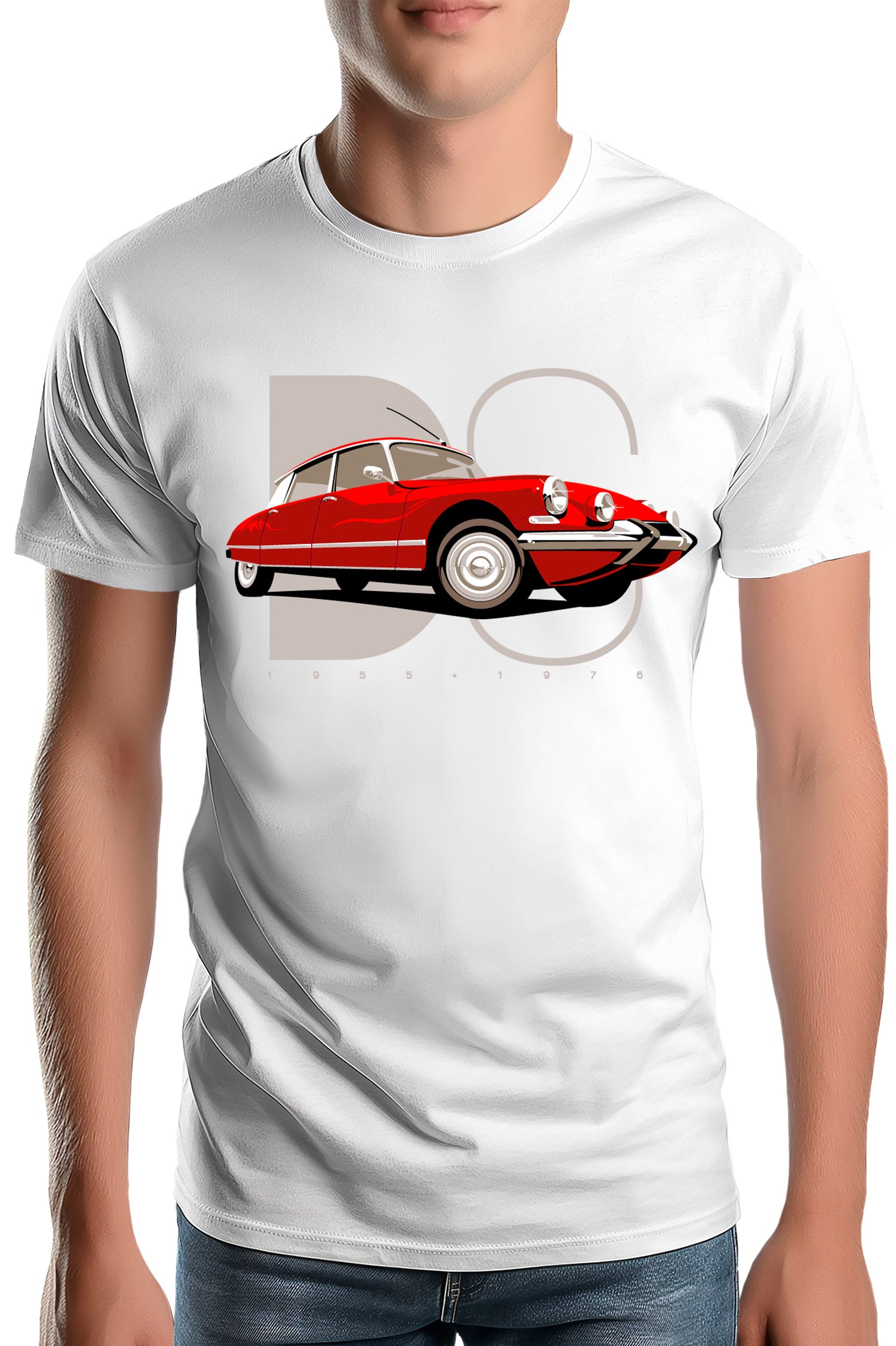 T-Shirt Homme Voiture Ancienne Vintage
