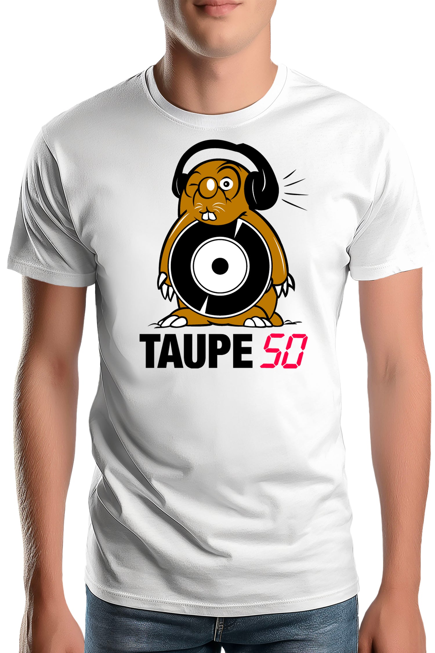 T-Shirt Homme Top 50 version Taupe 50
