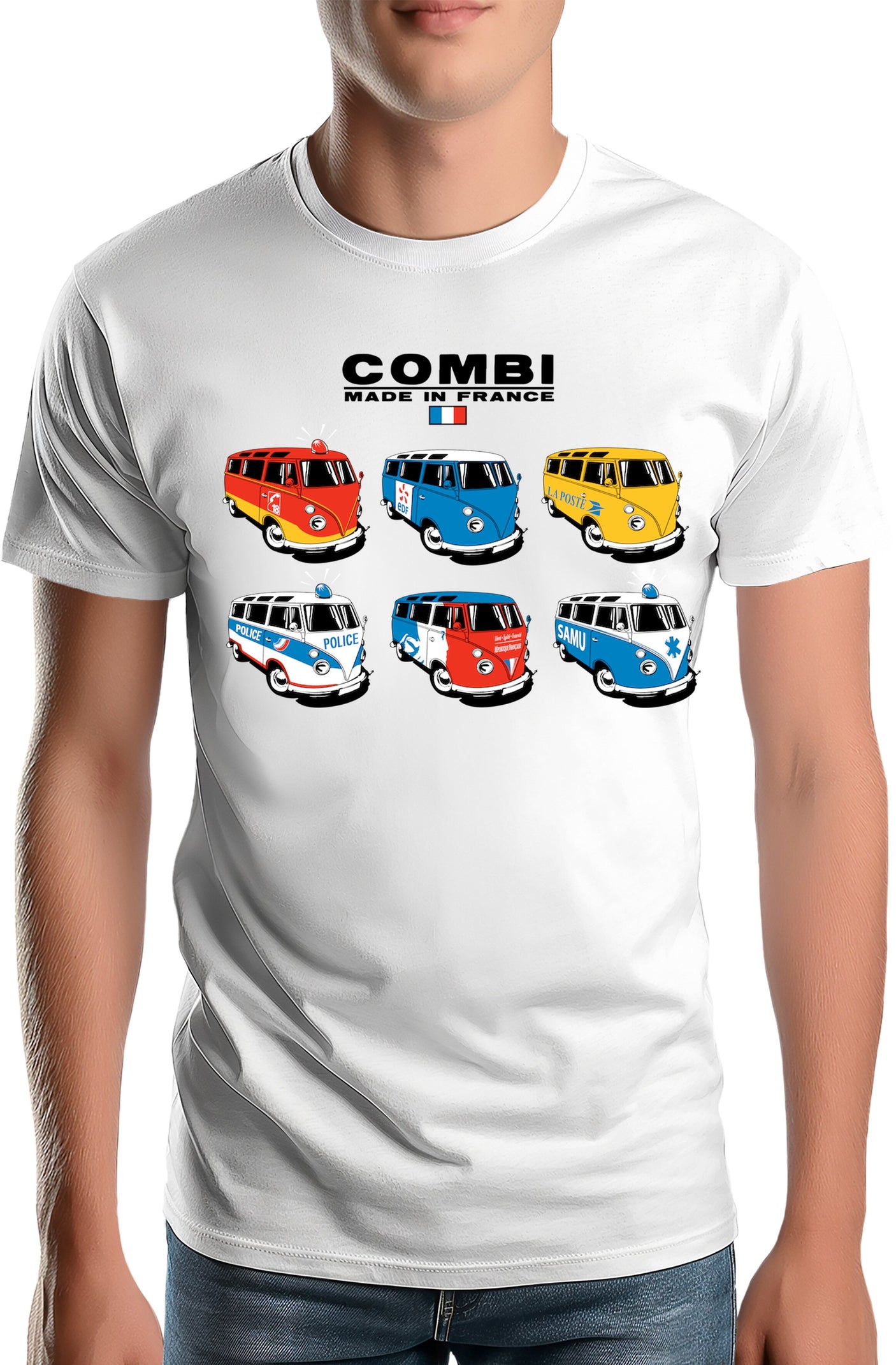 T-Shirt Homme Les combis van France