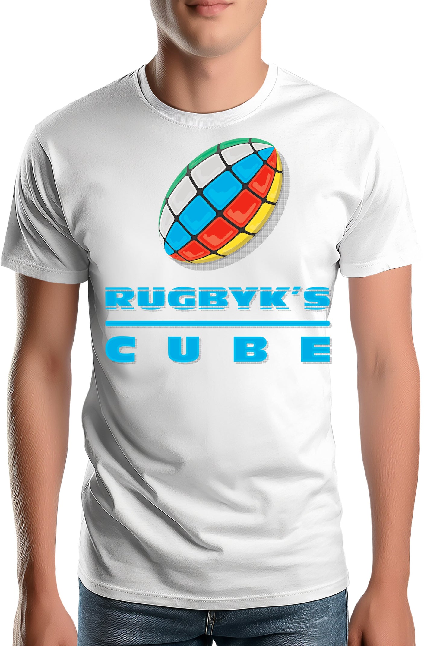T-Shirt Homme Rugby cube