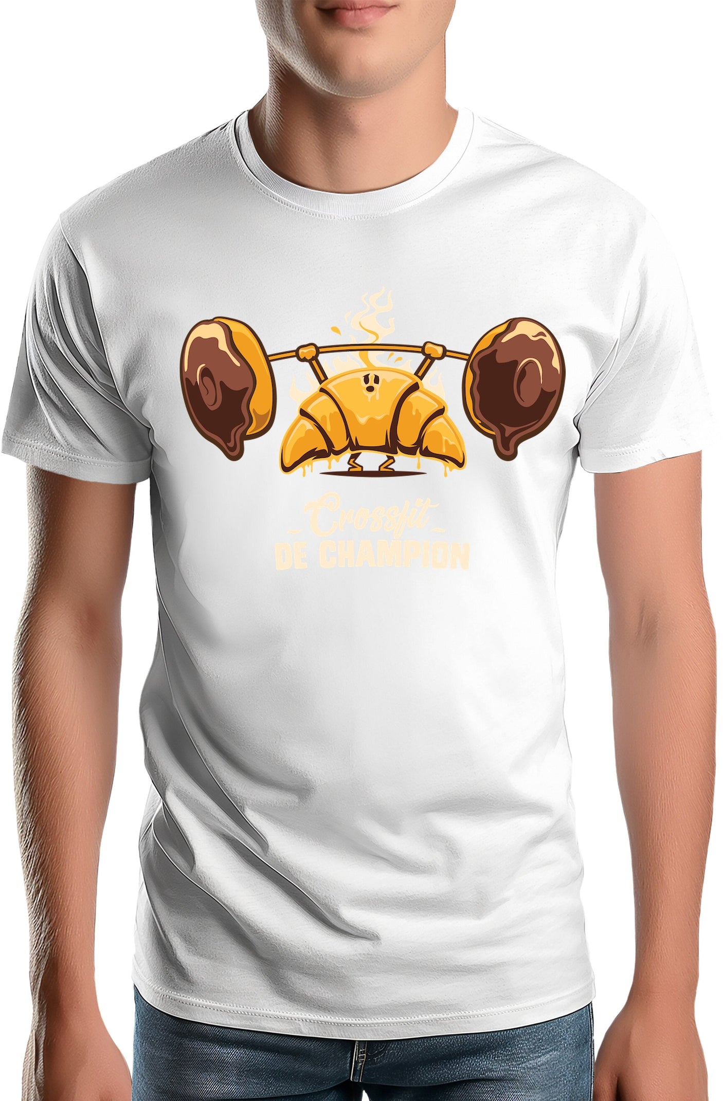 T-Shirt Homme Champion des petits déjeuners