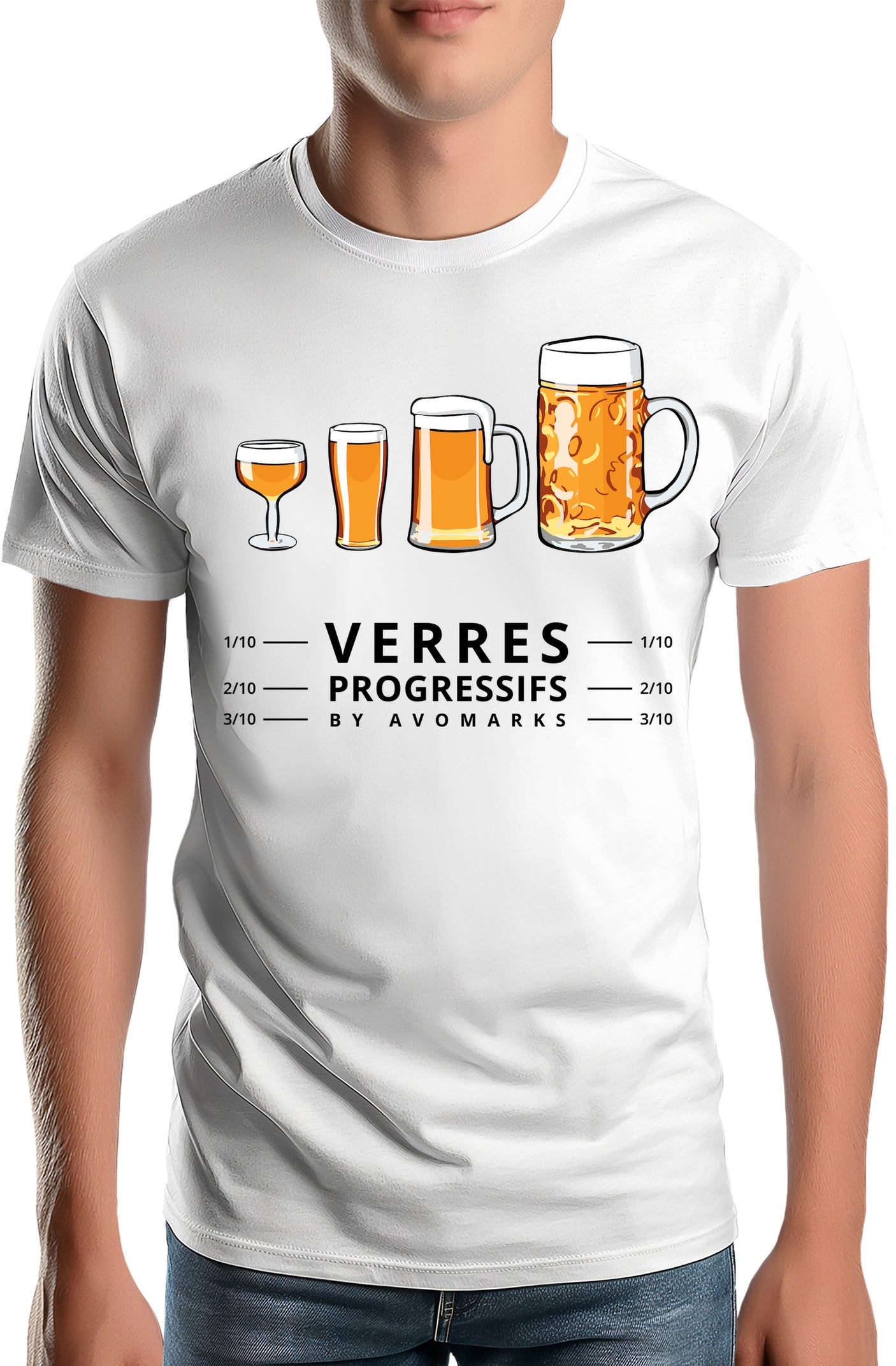T-Shirt Homme Ophtalmo de la bière